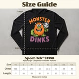 Pickleball Sport-Tek Performance Hood, Monster Dinks Graphic, Sun Defense Court Layer, Lightweight Hoodie thumbnail 8