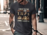 Dog Shelter Adoption T-Shirt, Funny Dog Lover Gift Tee, Things Escalated Rescue Dog Mom Shirt, Animal Lover Top thumbnail 2