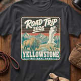 Road Trip 2026 Yellowstone Tee thumbnail 1