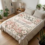 Personalized NICU Nurse Blanket thumbnail 4