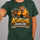 Kaplan Tiger Game On Youth Gaming T-Shirt, Boys Girls Gamer Tee, Orange Tiger Graphic Shirt, Pixo League thumbnail 9