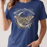 Moonlit and Mysterious Moth Tee thumbnail 2