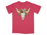 Rustic Bloom Longhorn T-Shirt thumbnail 3