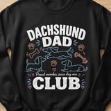 Dachshund Dad Club Tee thumbnail 5