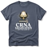 CRNA Graduation Kept The Light On Tee thumbnail 5