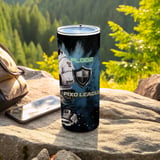20oz Skinny Tumbler with Straw, Gorilla Gamer Tumbler, Gaming Cup, Video Game Gift for Boys and Teens thumbnail 5