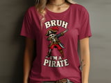 Bruh I'm A Pirate Tee thumbnail 4