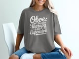 Oboe: Because Therapy Is Too Expensive Graphic Tee thumbnail 6