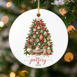 Pottery Christmas Tree Ornament, The Year I Learned Pottery Keepsake Decor, Ceramicist Gift for Pottery Lover, Ceramic Artist Studio Holiday thumbnail 3