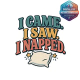 I Came I Saw I Napped Mug Wrap thumbnail 2