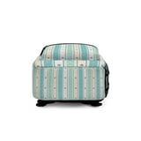 Whimsical Stars Stripes Backpack & Spiral Notebook Set, Pastel Blue Teal Pattern, Cute Nursery Aesthetic Kids Student Gift thumbnail 9