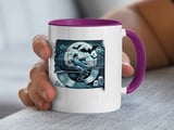 Halloween Mug, Skateboarding Ghost Mug, Spooky Season Mug, Halloween Gift Idea, Skateboarder Gift, Unique Coffee Mug, Ghost Skateboarding thumbnail 3