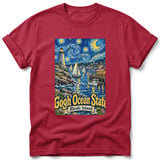 Gogh Ocean State ~ Comfort Colors Premium Tee thumbnail 2