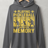 Pickleball Sport-Tek Performance Hood, Playing Pickleball Improves Memory What's The Score, Lightweight Hoodie thumbnail 5