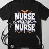 Spooky Nurse Nurse Nurse Tee thumbnail 5