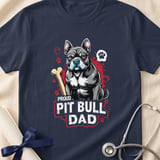 Proud Pit Bull Dad Tee | Pit Bull Dad Shirt | Pittie Dad Gift | Dog Dad Apparel thumbnail 18