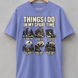 Things I Do In My Spare Time Hunting Tee thumbnail 2