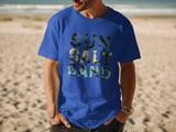 Sun Salt Sand T-Shirt|Tropical Beach Graphic Vacation Tee|Summer Vibes Palm Print Apparel|Road Trip Shirt Gift|Retro  Cruise  Holiday Top thumbnail 4