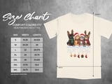 Meowy Christmas Kittens Standard T-Shirts Holiday Cats In Santa Hats Reindeer Antlers Graphic thumbnail 14