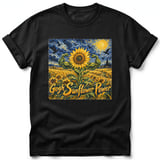 Gogh Sunflower Power ~ Comfort Colors Premium Tee thumbnail 1