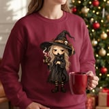 Moody Witch with Black Cat Tee thumbnail 12