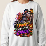 Randy the Raccoon Halloween Candy Sweatshirt thumbnail 7