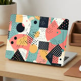 Retro Memphis Pattern MacBook Case thumbnail 2