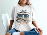 Let Your Light Shine Matthew 5:16 T-Shirt | Christian Lighthouse Verse Tee, Spiritual Faith Gift, Inspirational Apparel thumbnail 9
