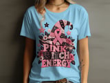 Faux Patchwork Pink Witch Energy Tee thumbnail 13