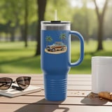 Grand Wagoneer Tumbler, The Waggy Tumbler, Beach Car Tumbler, Surfboard Car Gift, Cars Tumbler, Retro SUV Tumbler, Cool Car Tumbler thumbnail 7