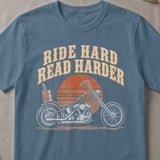 Ride Hard Read Harder Tee thumbnail 3