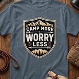 Camp More Worry Less T-Shirt thumbnail 3