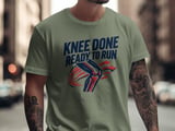 Knee Done Ready To Run T-Shirt: Knee Surgery Recovery, Post Operation Rehabilitation Apparel thumbnail 9