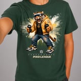 VR Tiger Gamer Shirt for Boys, Funny Virtual Reality Gaming Tee, Kids Birthday Gift, Pixo League by Farron House thumbnail 14