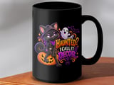 Haunted I Call It Decor Cat Mug thumbnail 14