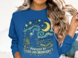 Powered By Cats And Moonlight Tee or Sweatshirt thumbnail 13