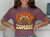 Pretend I'm A Zombie Tee thumbnail 2