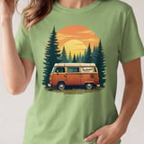 Overthinkers Camping Club Vintage Design Tee thumbnail 2
