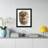 Black Woman Art Framed Poster, Rooted and Rising African Wall Art Print, Boho Melanin Wall Decor, Afrocentric Heritage Botanical Poster thumbnail 4