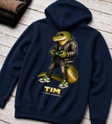 Crocodile Gamer Hoodie for Boys, Kids Gaming Hoodie, Teen Gamer Gift, Video Game Sweatshirt, Cool Gaming Clothes thumbnail 4