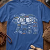 Camp More Worry Less Bear Tee thumbnail 5