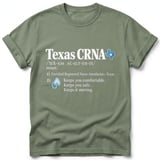 Texas CRNA Definition Tee thumbnail 2
