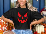 Evil Pumpkin Face Tee thumbnail 2