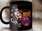 Boo We're Live Possum Mug thumbnail 9