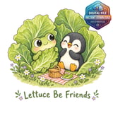 Lettuce Be Friends Clipart thumbnail 1