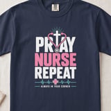 Pray Nurse Repeat Tee thumbnail 4