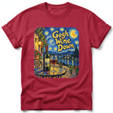 Gogh Wine Down ~ Comfort Colors Premium Tee thumbnail 2