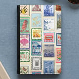 Vintage Travel Stamps Passport Cover thumbnail 1