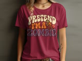 Pretend I'm A Zombie Tee thumbnail 5