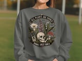 Poisonous Plants Sweatshirt, All Plants Are Edible Some Only Once Hoodie, Dark Academia Goth Botanical Skull Mushroom Tee, Witchy Nature thumbnail 16